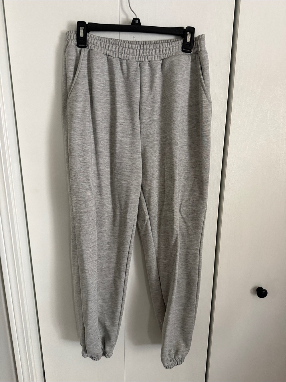 Grey Jogger Sweatpants Sz L
